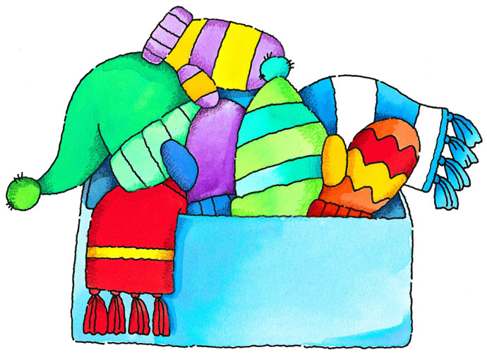 clipart hats and mittens - photo #30