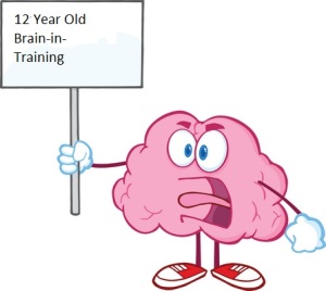 12 year old brain in training